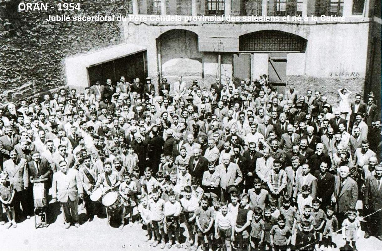 Oran- SDV- 7114 -JUBILE SACERDOTAL PERE CANDELA NE A LA CALERE (1954).jpg